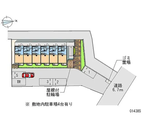 ★手数料０円★福山市南本庄　月極駐車場（LP）